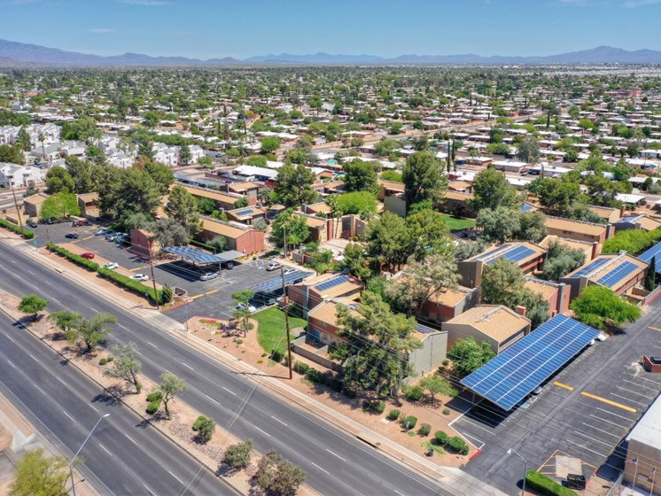 Aerial view of Copper Creek in Tucson, AZ